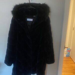 Calvin Klein Plush Bue Teddy Jacket